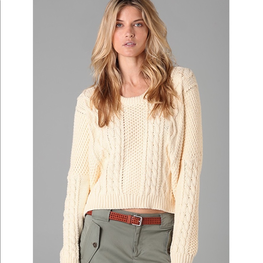 Marc by Marc Jacobs Sinead Cable Dolman Sweater